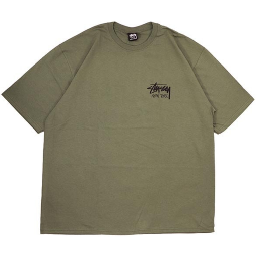 Camiseta Stussy Stock New York "Olive" Verde