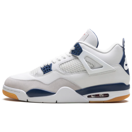 Tênis Nike Air Jordan 4 Retro SB "Navy" Branco/Azul