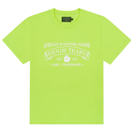 Camiseta Denim Tears ADG "Lime" Verde