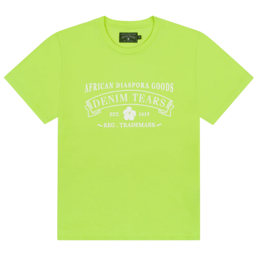Camiseta Denim Tears ADG "Lime" Verde