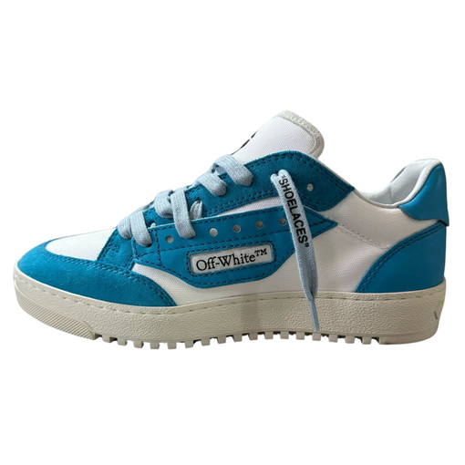 Tênis OFF-WHITE Vulcanized 5.0 Low Top "Blue/White" Azul/Branco