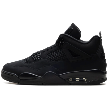 Tênis Nike Air Jordan 4 "Black Cat 2025" Preto