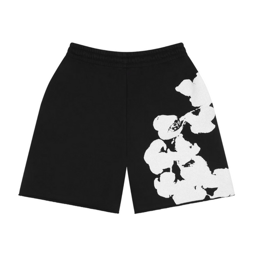 Shorts Denim Tears Big Cotton Wreath Sweat Shorts "Black" Preto