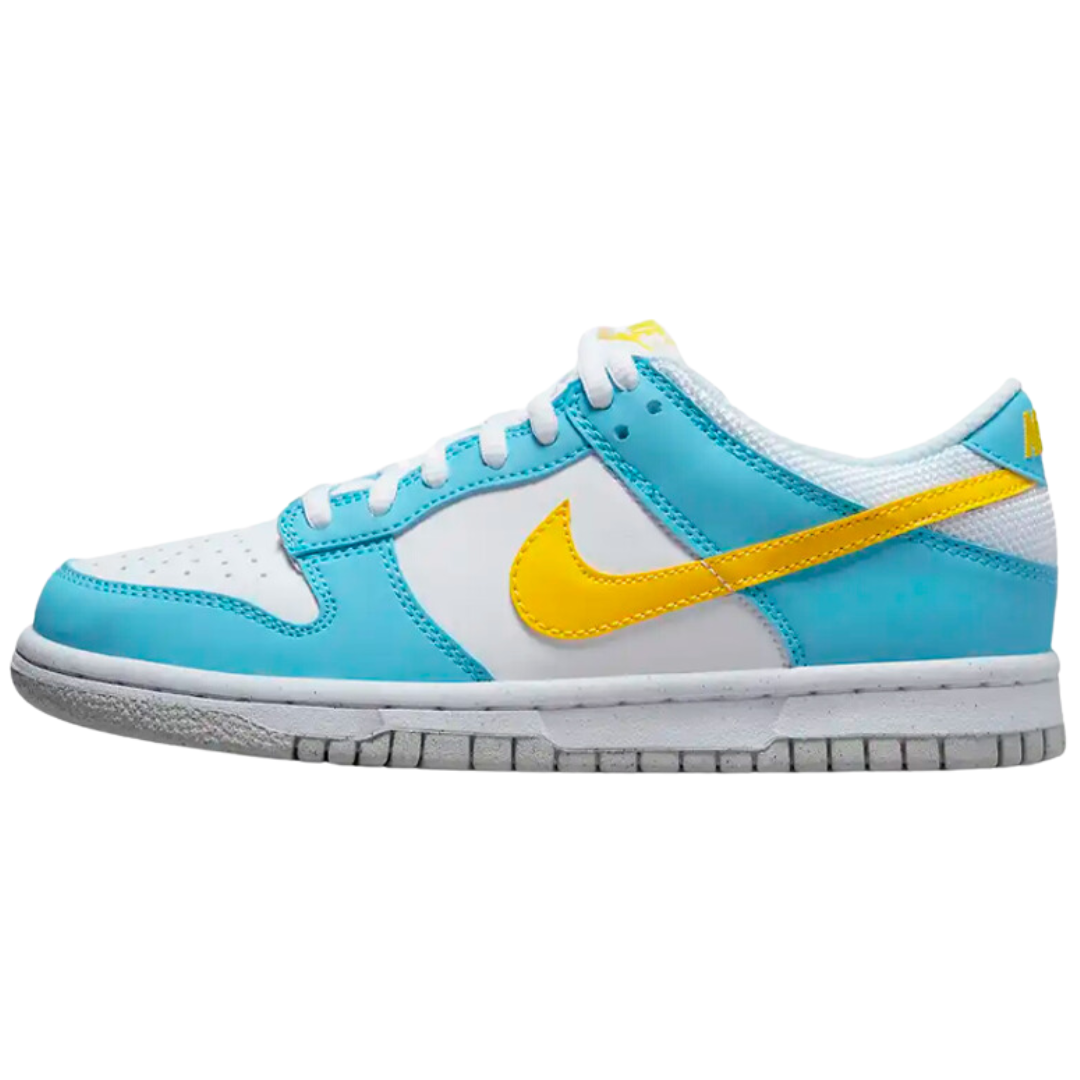 Tênis Nike Dunk Low Next Nature GS "Homer Simpson" Azul/Branco