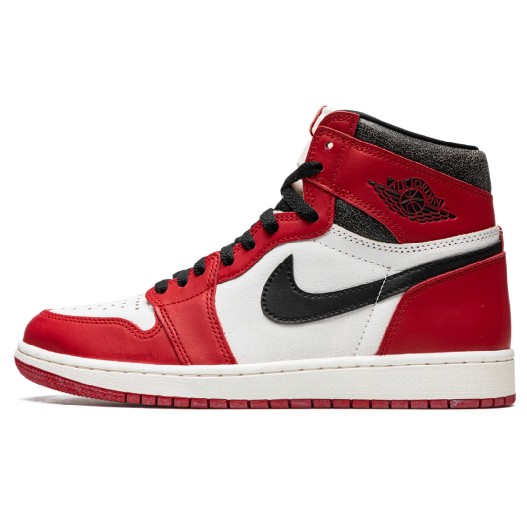 Tênis Nike Air Jordan 1 Retro High OG "Chicago Lost and Found" Branco/Vermelho