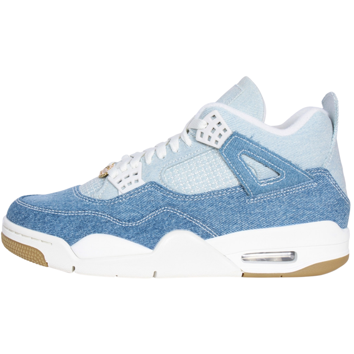 Tênis Nike Air Jordan 4 Retro TEX Wmns "Denim Worn Blue" Azul