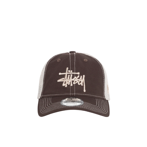 Boné Stussy "Basic Trucker 9Twenty Cap Brown" Marrom