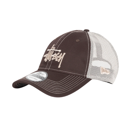 Boné Stussy "Basic Trucker 9Twenty Cap Brown" Marrom