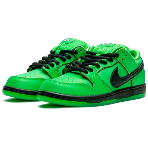 Tênis Nike SB Dunk Low x The Powerpuff Girls "Buttercup" Verde