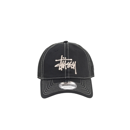 Boné Stussy "Basic Trucker 9Twenty Cap Black" Preto