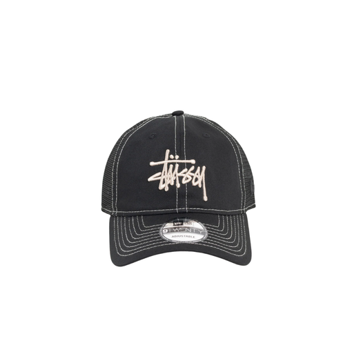Boné Stussy "Basic Trucker 9Twenty Cap Black" Preto
