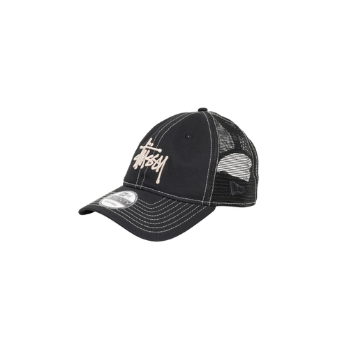 Boné Stussy "Basic Trucker 9Twenty Cap Black" Preto