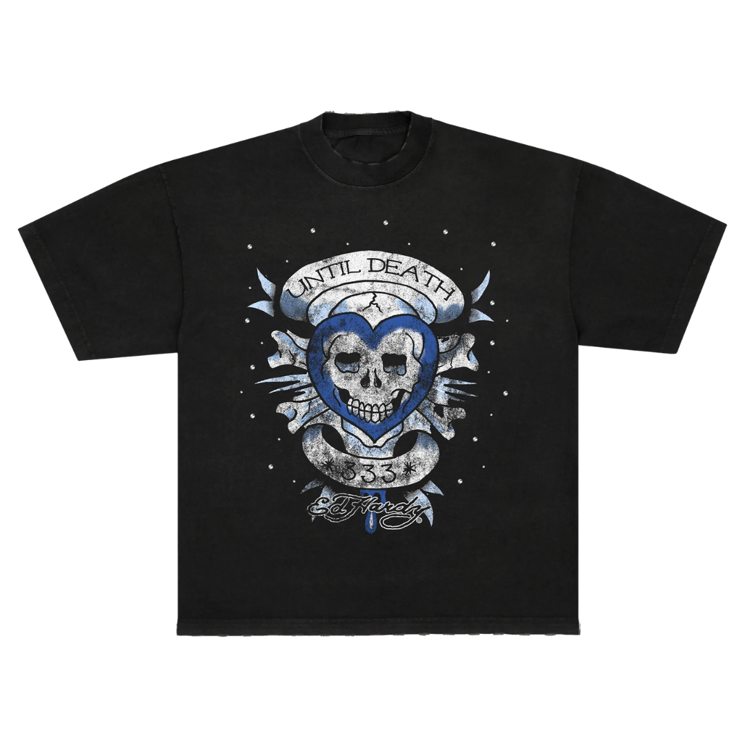Camiseta Ed Hardy x Matue Until Death "Black" Preto