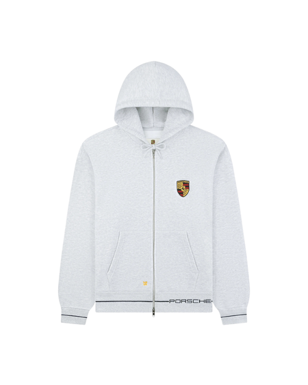 Moletom Aimé Leon Dore x Porsche Full-Zip Hoodie "Silver Mix" Cinza