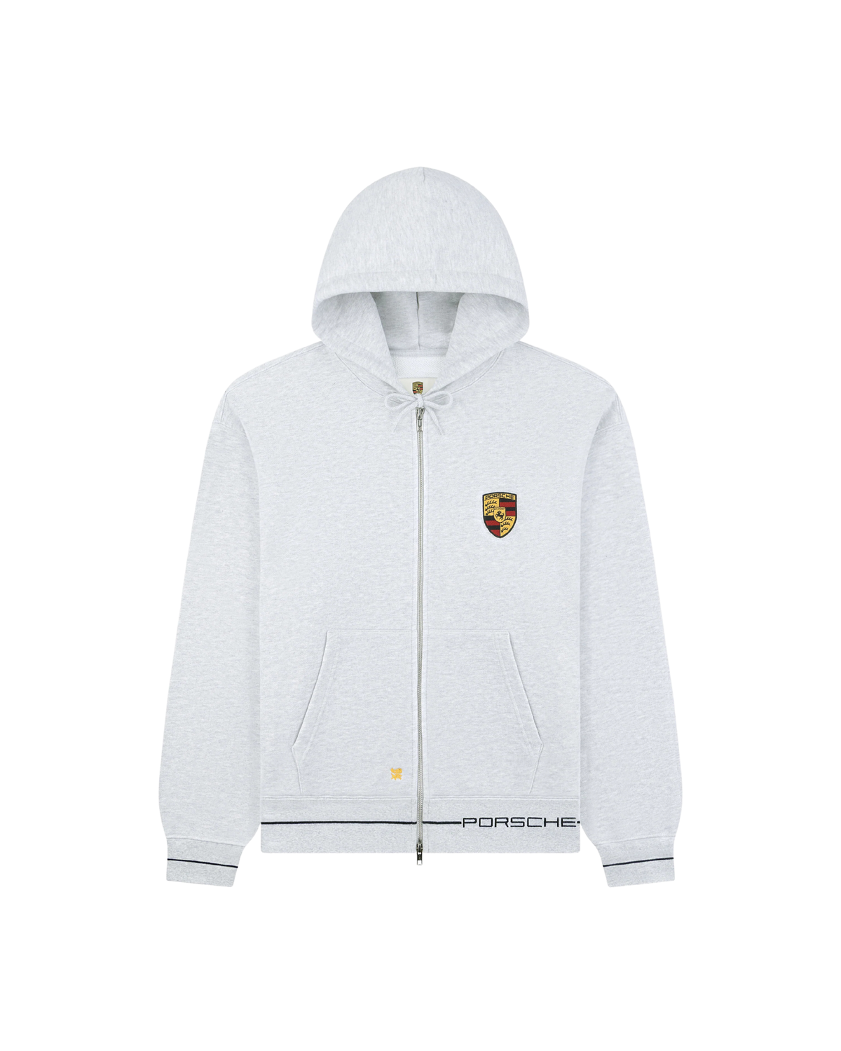 Moletom Aimé Leon Dore x Porsche Full-Zip Hoodie "Silver Mix" Cinza
