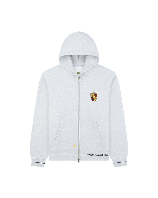 Moletom Aimé Leon Dore x Porsche Full-Zip Hoodie "Silver Mix" Cinza