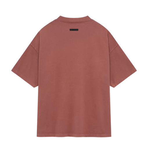 Camiseta Essentials Fear of God Heavy Crewneck "Crimson" Marrom