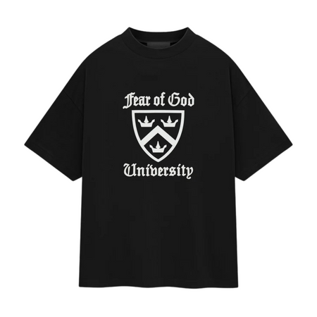 Camiseta Essentials Fear of God Heavy Crewneck Tee FW24 "Black" Preto