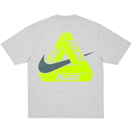 Camiseta Nike x Palace Tri Swoosh "Grey Marl" Cinza
