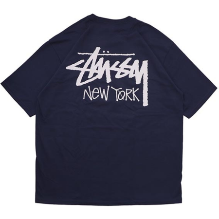 Camiseta Stussy Stock New York "Navy" Azul