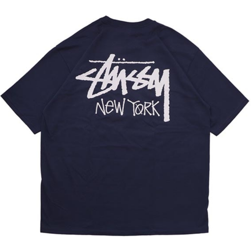 Camiseta Stussy Stock New York "Navy" Azul