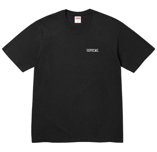 Camiseta Supreme SS26 "Banner" Preto