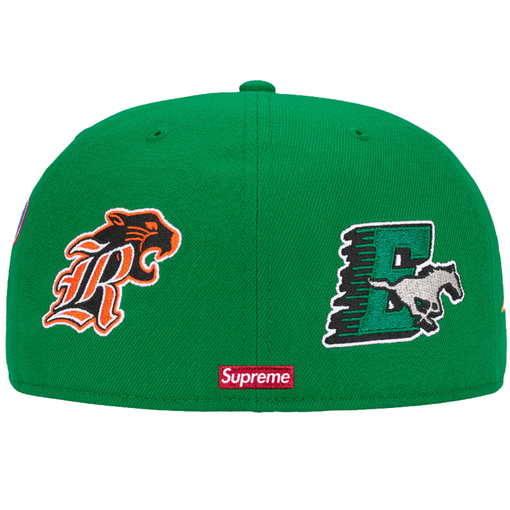 Boné Supreme SS26 x New Era "Mascots S Logo" Verde