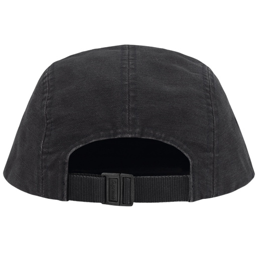 Boné Supreme SS26 "Canvas Camp Cap" Preto