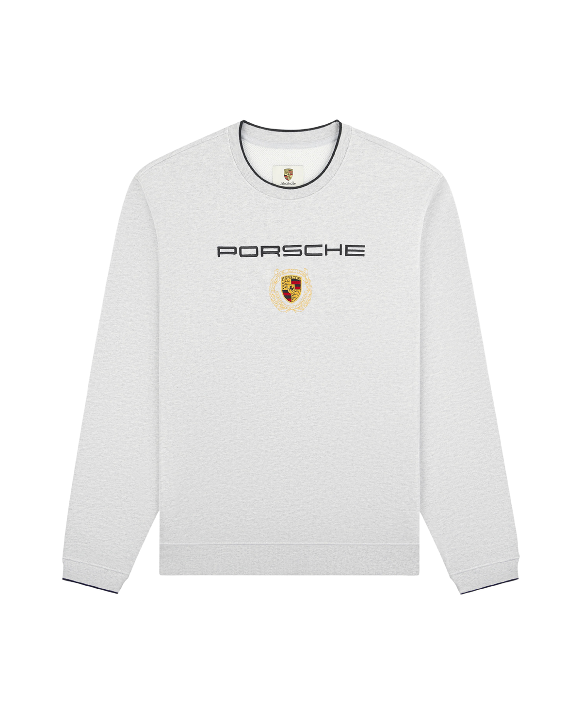 Moletom Aimé Leon Dore x Porsche Embroidered Crewneck Sweatshirt "Silver Mix" Cinza