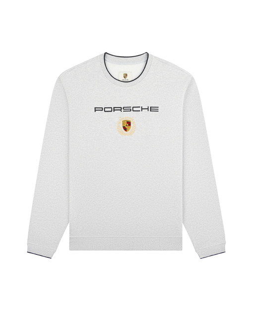 Moletom Aimé Leon Dore x Porsche Embroidered Crewneck Sweatshirt "Silver Mix" Cinza