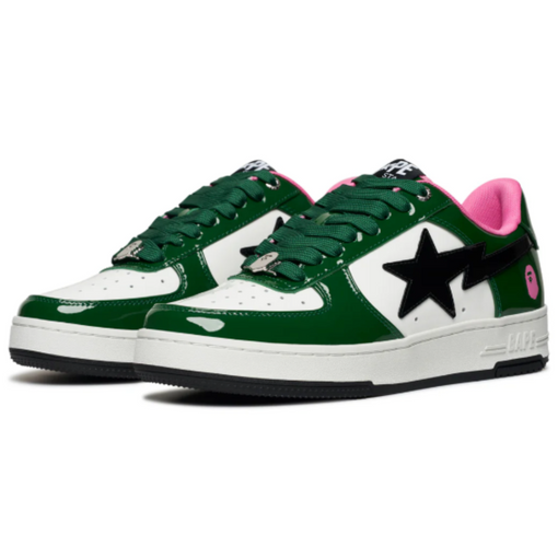 Tênis A Bathing Ape Bape Sta "#1 Green" Verde