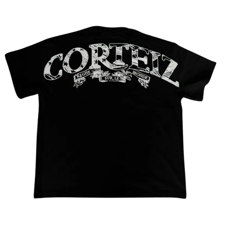 Camiseta Corteiz Royale Heavyweight USA Exclusive "Black" Preto