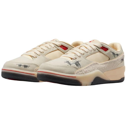 Tênis Nike Air Jordan Flight Court W "Who Decides War Coconut Milk" Bege