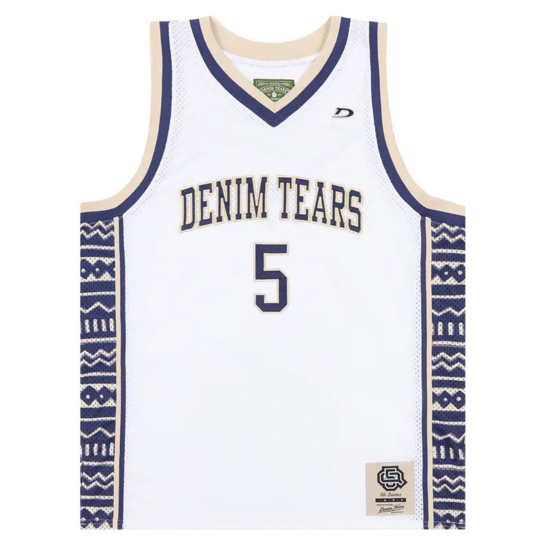 Camisa Jersey Denim Tears Game "White" Branco