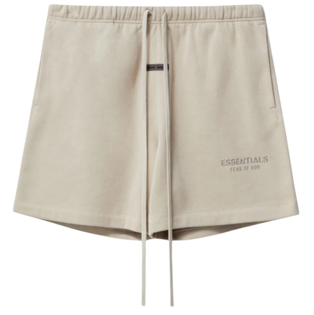 Shorts Fear Of God Essentials "Fleece Timber" Bege