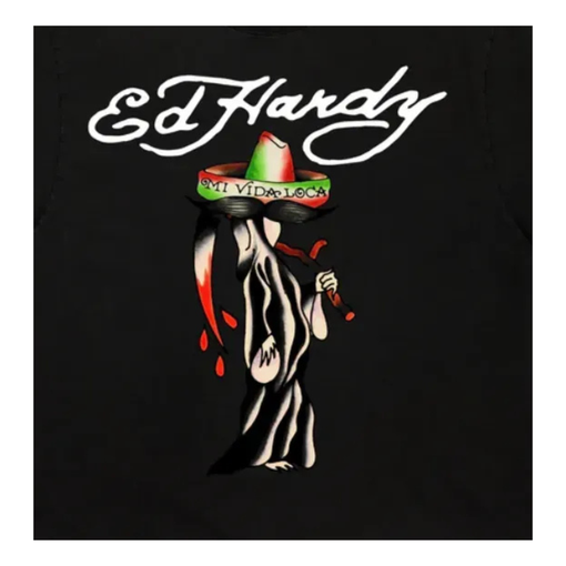 Camista Ed Hardy Muerte "Black" Preto
