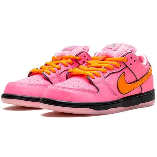 Tênis Nike SB Dunk Low x The Powerpuff Girls "Blossom" Rosa