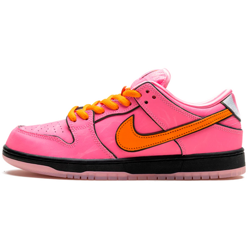 Tênis Nike SB Dunk Low x The Powerpuff Girls "Blossom" Rosa