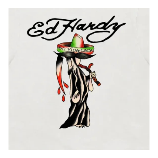 Camista Ed Hardy Muerte "White" Branco