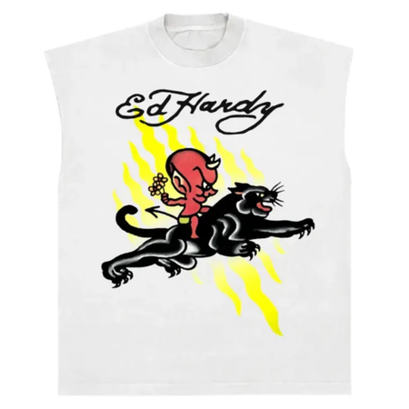 Regata Ed Hardy Sweet Evil "White" Branco