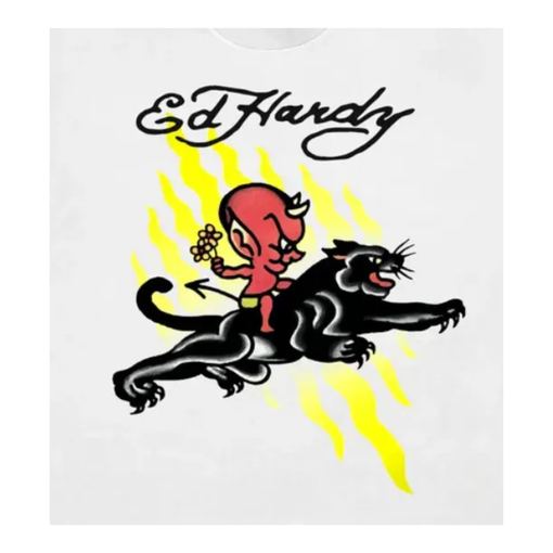 Regata Ed Hardy Sweet Evil "White" Branco