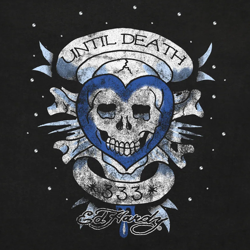 Camiseta Ed Hardy x Matue Until Death "Black" Preto