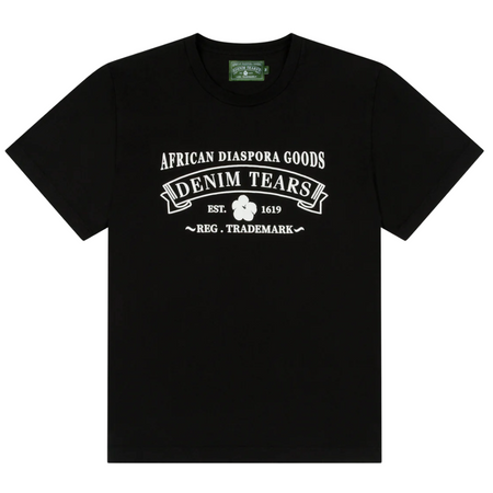 Camiseta Denim Tears "ADG" Preto