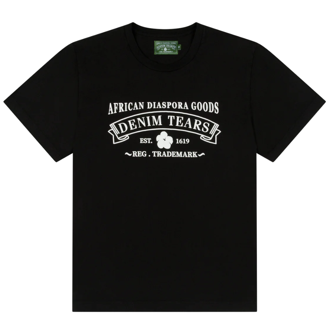 Camiseta Denim Tears "ADG" Preto