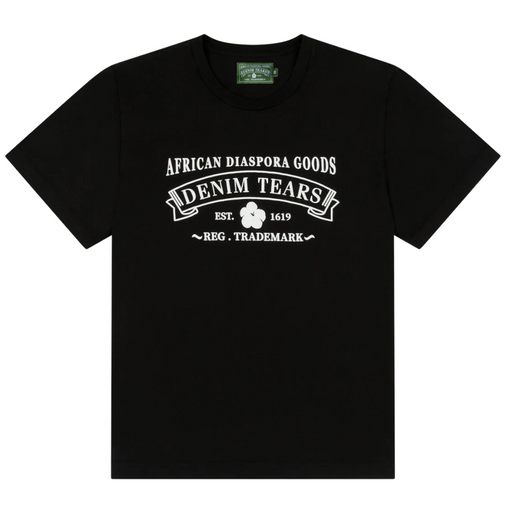 Camiseta Denim Tears "ADG" Preto