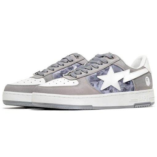 Tênis A Bathing Ape Bape Sta "#2 Gray Roses" Cinza