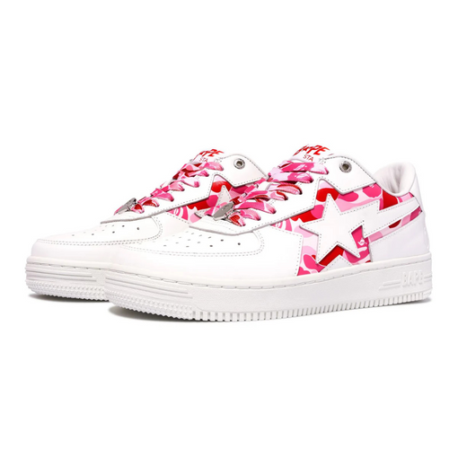 Tênis A Bathing Ape Sta "Icon ABC Camo Pink" Rosa