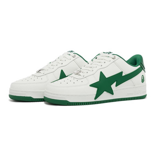 Tênis A Bathing Ape Bape Sta OS #2 "White Green" Branco/Verde