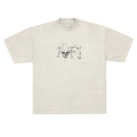 Camiseta Exclusiviist 1of1 H1dden Angels "Off-White" Bege