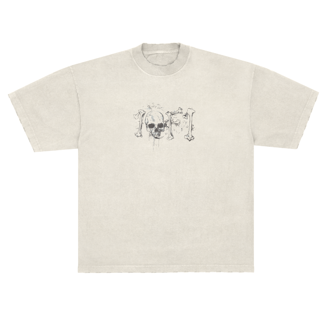 Camiseta Exclusiviist 1of1 H1dden Angels "Off-White" Bege